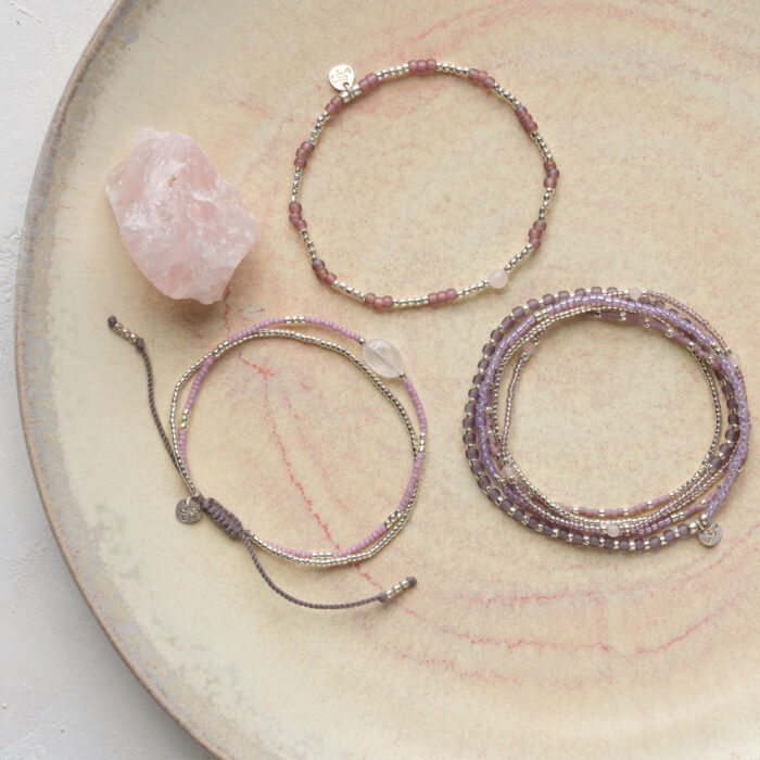 A Beautiful Story - Bracciale Feeling  Rose Quartz - immagine 2